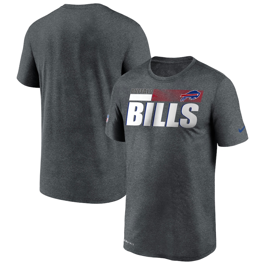Men's Buffalo Bills 2020 Grey Sideline Impact Legend Performance T-Shirt